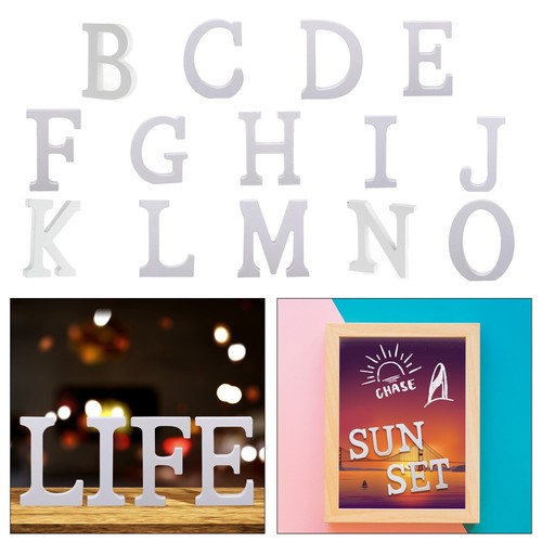 Wood letter alphabet bridal - letter,