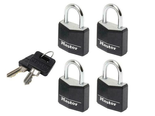 Master lock aluminium black - aluminium,
