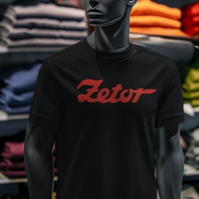 Zetor Mens Tractor T-Shirt Farm Farming Agriculture Gift Farmer Tee Dad Gift