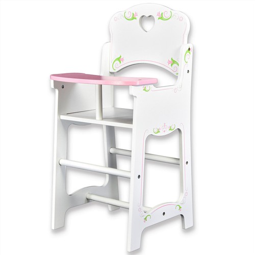 Baby doll wooden high chair - doll,