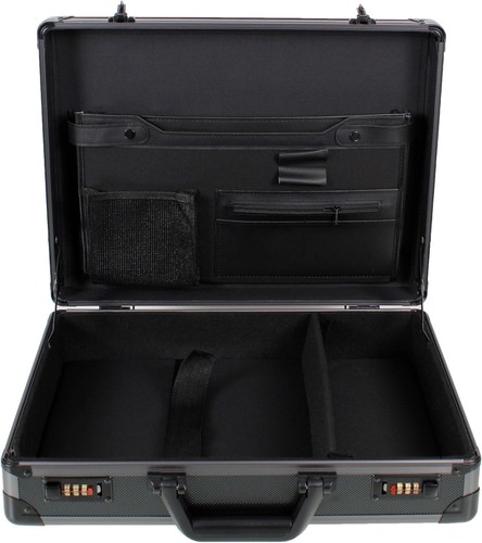 Aluminium briefcase laptop - briefcase,