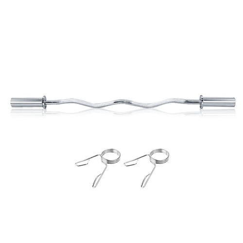 4ft olympic barbell ez - olympic, curl
