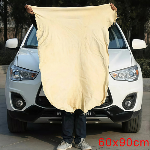 Large natural chamois leather - large,