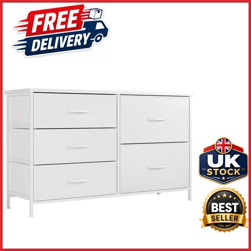 White dresser with - white,