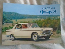 Peugeot 404 Saloon brochure