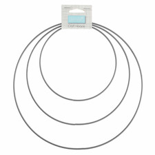 Craft Hoops: Metal: 15-25cm: 3