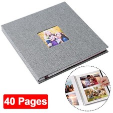 Large Photo Album Self Adhesive for 4x6 8x10 Pictures Scrapbook Album DIY 40-UK