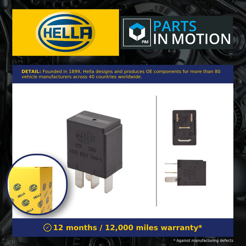 Relay 4ra933766 111 - relay, hella