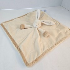 Diinglisar Bunny Baby Lovey Plush Tan Rabbit Security Blanket Stuffed Animal Toy