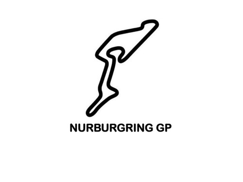 Vinyl nürburgring circuit - nürburgring, gp