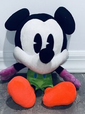 Mickey Mouse Big Head Little Body Disney Just Play Plush Toy Green Purple Red