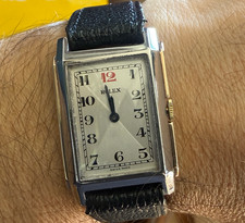 Rolex  Prince 'Prima'  Art Deco Tank 30s Steel & Gold Vintage Watch. Serviced. 