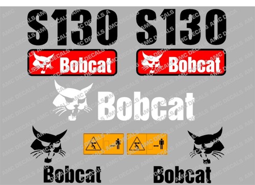 Bobcat s130 skid steer decal - bobcat,