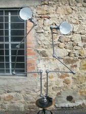 BEAUTIFUL JIELDE Double 4 Arm LAMP 100% French Industrial