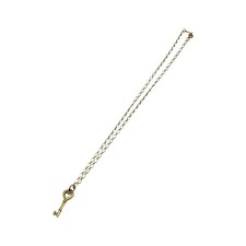 Tiffany & Co 18K Rose Gold Heart Key Pendant Chain Necklace 117837715
