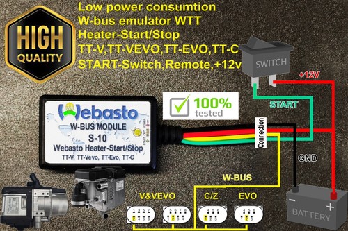 Webasto bus module 10 - w-bus,