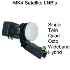 MK4 LNB Single Twin Quad Octo Wideband Hybrid Satellite LMB For SKY+ HD Freesat