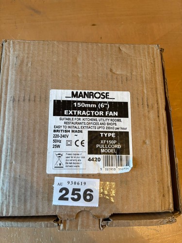 Manrose extractor fan xf150p - fan,