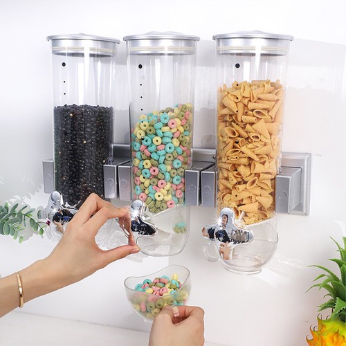 Wall mounted triple cereal - wall,