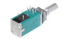 10pcs 50K Dual Gang Logarithmic Switching Potentiometer, DPST or SPDT, 6mm RK097