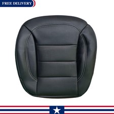 For 2012-2015 Mercedes Benz ML350 4Matic Driver Bottom Leather Seat Cover Black