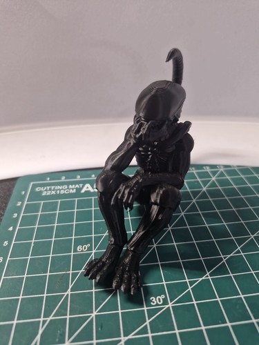 Funny thinking alien xenomorph - funny,