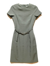 H&M dress size 6 olive green