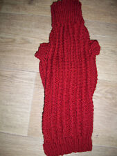 Brand new hand knitted ribbed