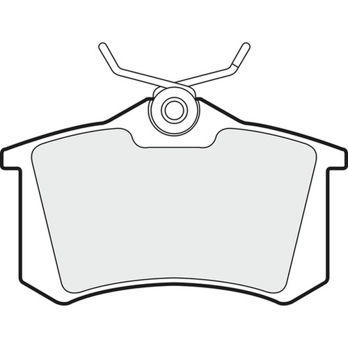 Brake pads set - lupo, 60