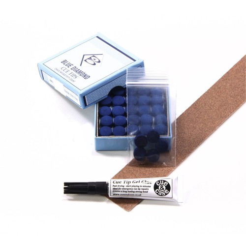 9mm leather blue diamond - 5, x