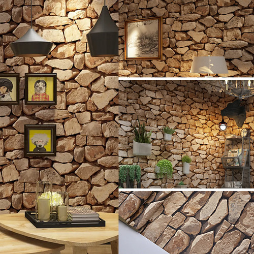 Stone wall wallpaper - stone, roll