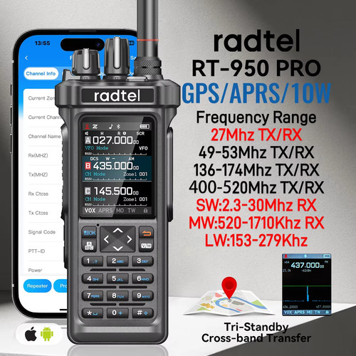 Radtel 950 pro 10w ham - radtel,