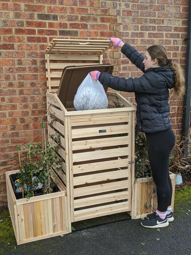 Single wheelie bin - wheelie,