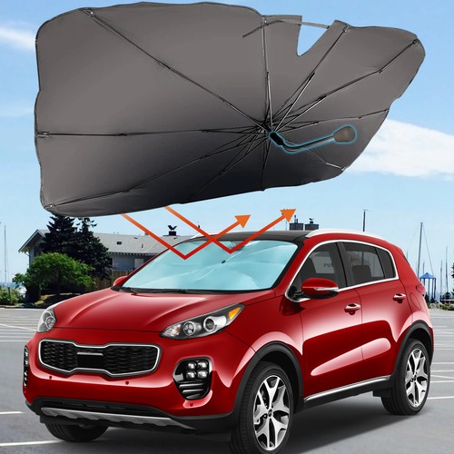 Reflective umbrella sunshade - reflective,
