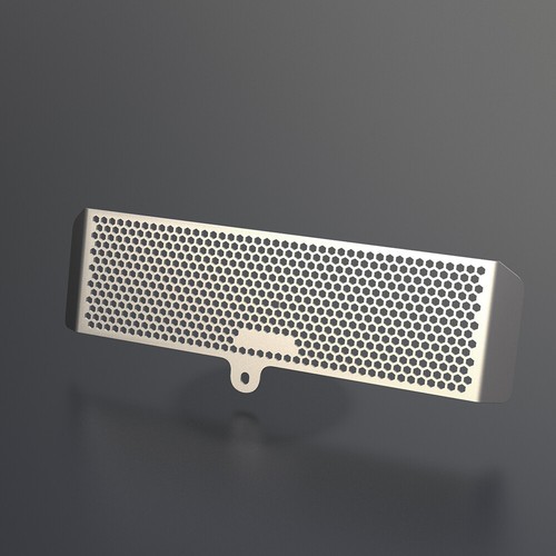 Motorcycle oil cooler guard - oil,