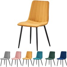 1/2 PCS Dining Chairs Velvet