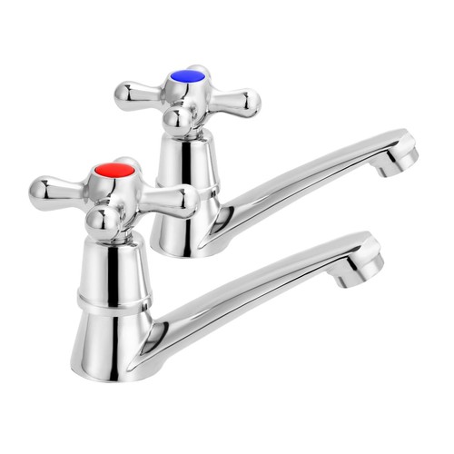 2pcs water faucets twin basin - ,