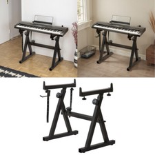 Electronic Piano Z Shape Stand Keyboard Standard Rack Adjustable Height 60-95CM