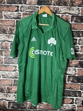 Retro Adidas Panathinaikos FC 2008/2009 home football shirt jersey size XL