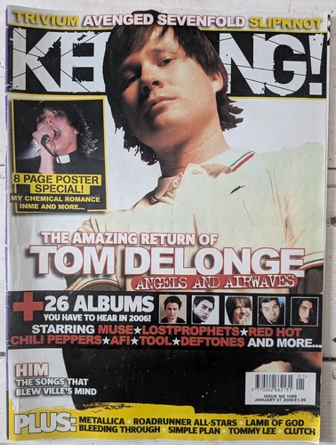 Tom delonge kerrang magazine - tom,