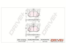 DP1010.10.0959 BRAKE PAD SET