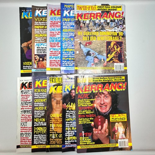 Vintage kerrang magazine - vintage,