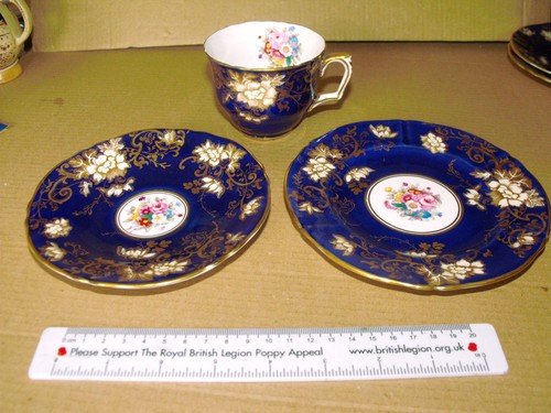 Antique bone china tea - tea, set