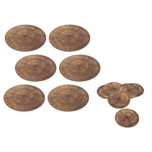 Set tree trunk - of, print