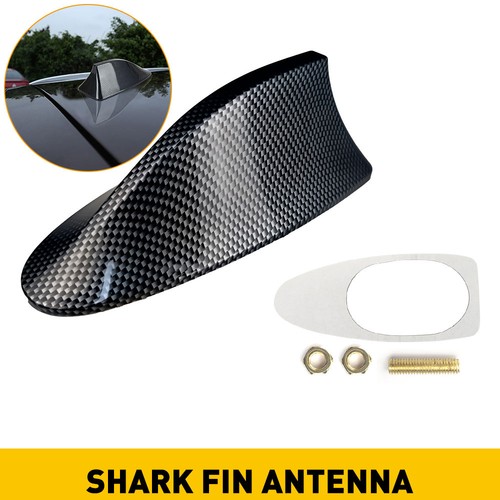 Gloss black car shark fin - gloss,