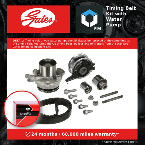 Timing belt water pump - &, kit