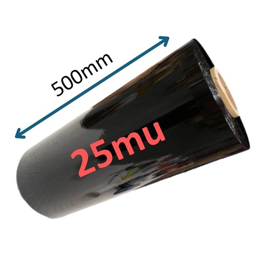 Black pallet shrink wrap - black,