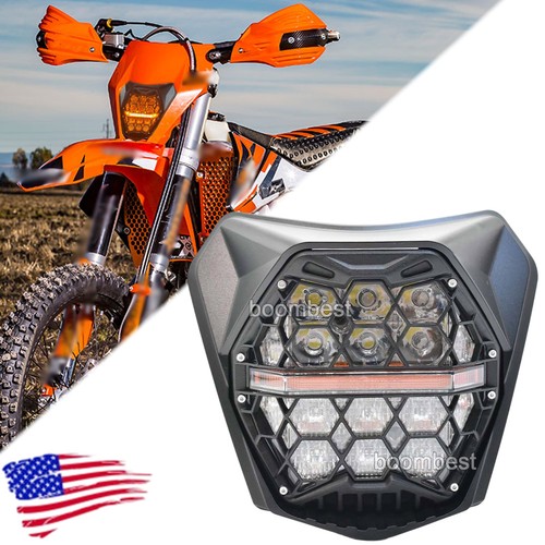 Led headlight with amber - amber, drl