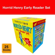 Horrid Henry Early Reader Set 25 Books Collection Box Set by Francesca Simon NEW