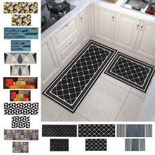 2pcs Kitchen Floor Mat Rubber